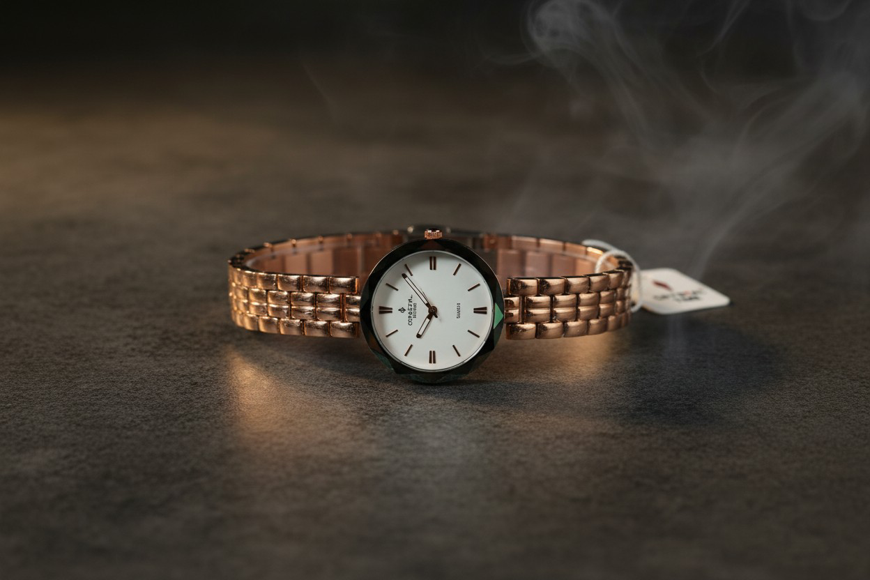 Casual Office Rose Gold Watch
