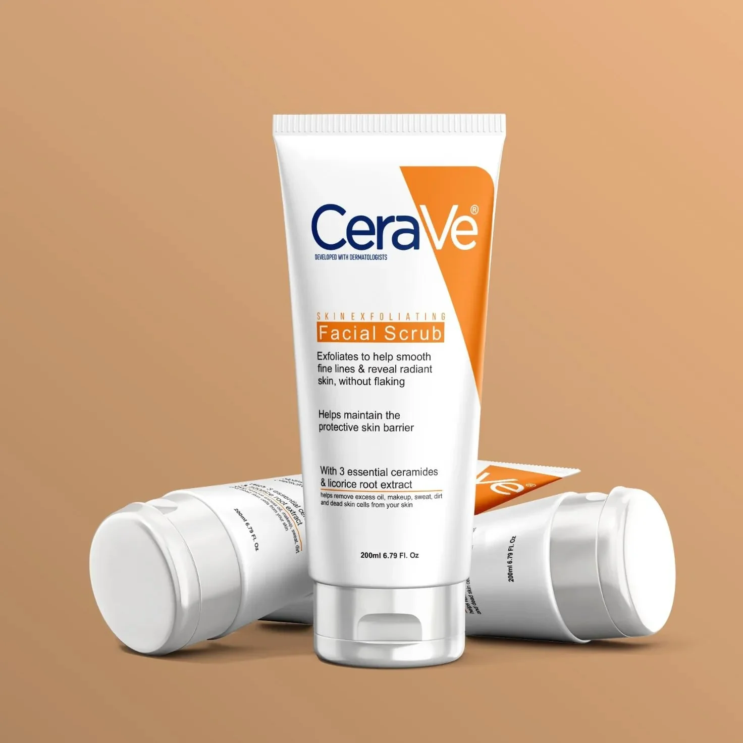 CeraVe Face Scrub | Gentle Exfoliating Cleanser for Smooth & Healthy Skin