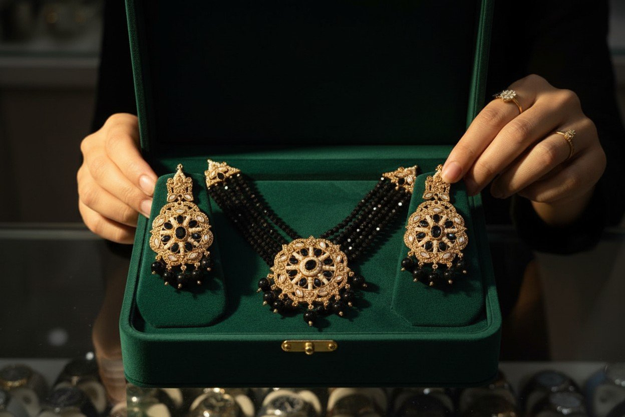 Black Moti Royale Elegance Set