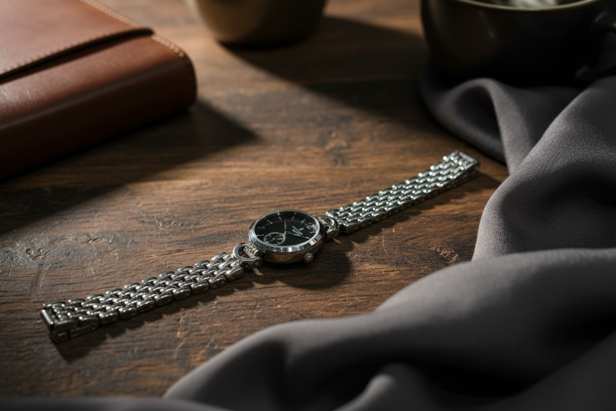 Black Dial with mini map Watch