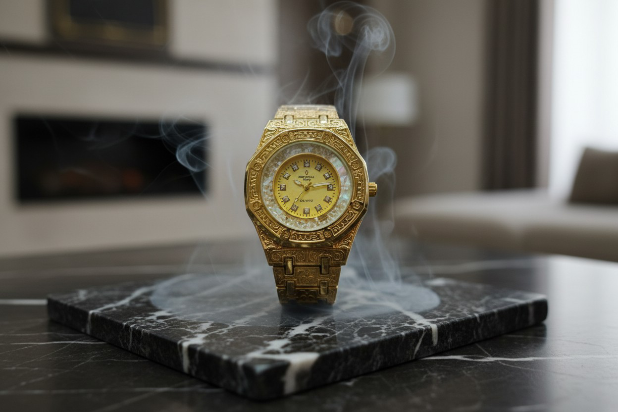 Royal Gold Texture Watch