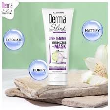 Derma Shine Face Scrub | Deep Exfoliation for Clear & Glowing Skin