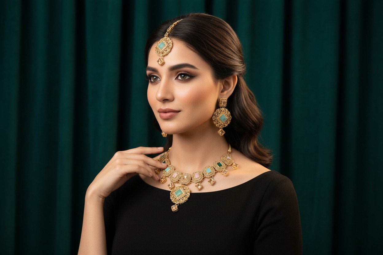 Sea Green Emerald Elegance Set