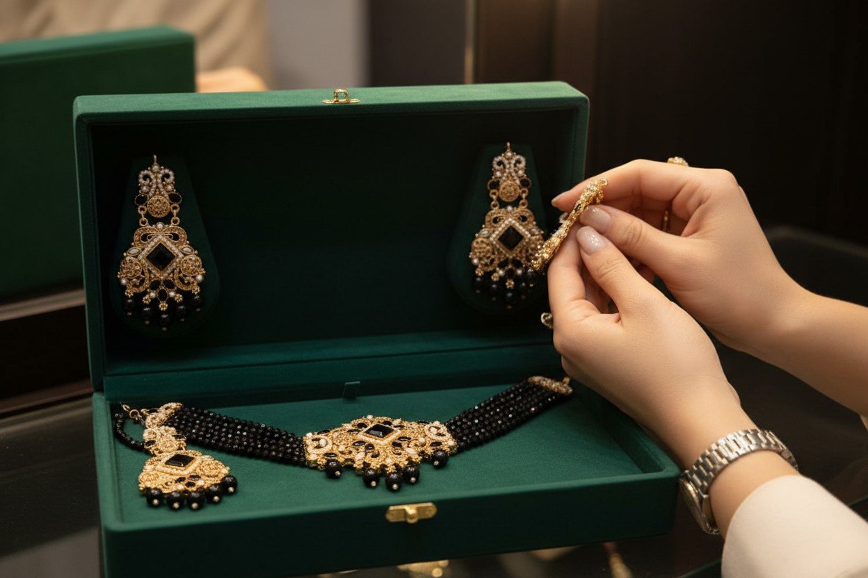 Black Moti Luxe Elegance Set