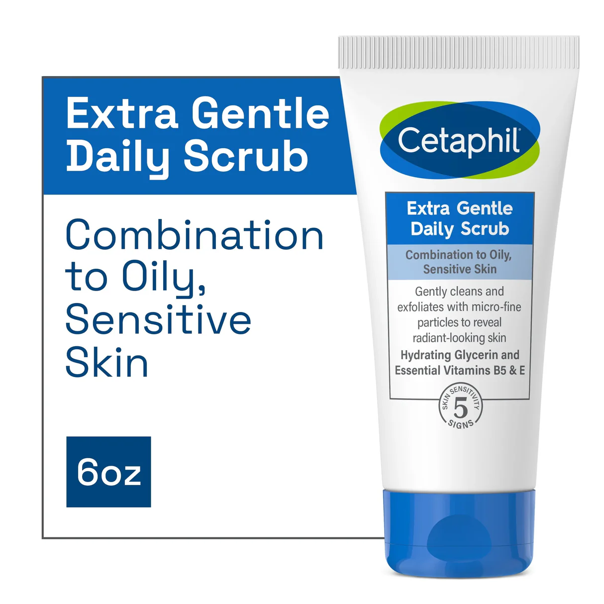 Cetaphil Face Scrub | Gentle Exfoliation for Sensitive & Smooth Skin